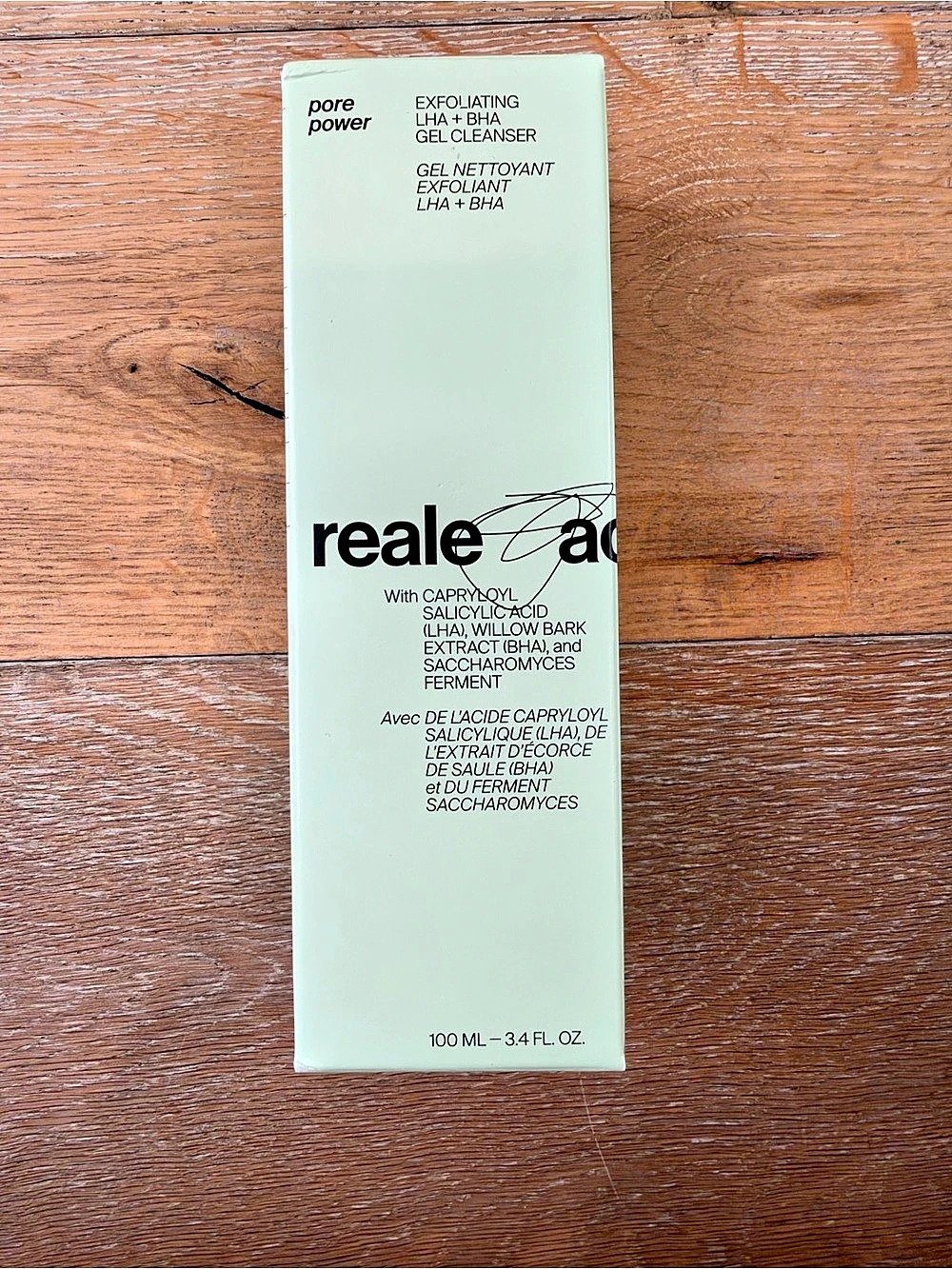 Reale Actives Power Exfoliating AHA + BHA Gel Cleanser Exfoliating Gel Cleanser
